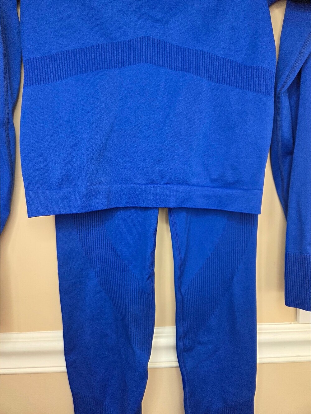 Victoria’s Secret Pink Seamless Workout Quarter Zip Top & Pans Set XS 2 PIECES. - Picture 12 of 16